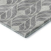 Dalyn The Reserve TR10 Gray Machine Washable Area Rug Corner Image