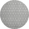 Dalyn The Reserve TR10 Gray Machine Washable Area Rug Round Main Image