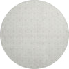 Dalyn The Reserve TR10 Ivory Machine Washable Area Rug Round Main Image