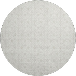 Dalyn The Reserve TR10 Ivory Machine Washable Area Rug Round Main Image