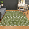 Dalyn The Reserve TR10 Olive Machine Washable Area Rug Lifestyle Image Feature