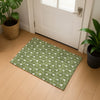 Dalyn The Reserve TR10 Olive Machine Washable Area Rug Scatter Lifestyle Image Feature