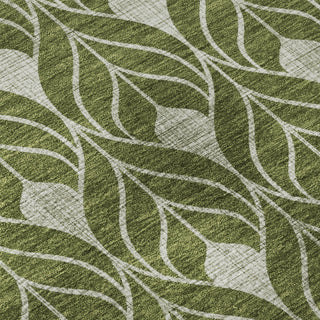 Dalyn The Reserve TR10 Olive Machine Washable Area Rug Swatch Image