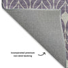 Dalyn The Reserve TR10 Plum Machine Washable Area Rug Backing Image