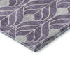 Dalyn The Reserve TR10 Plum Machine Washable Area Rug Corner Image