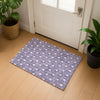 Dalyn The Reserve TR10 Plum Machine Washable Area Rug Scatter Lifestyle Image Feature
