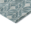 Dalyn The Reserve TR10 Teal Machine Washable Area Rug Corner Image