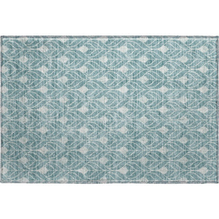Dalyn The Reserve TR10 Teal Machine Washable Area Rug Scatter Main Image