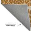 Dalyn The Reserve TR10 Terracotta Machine Washable Area Rug Backing Image