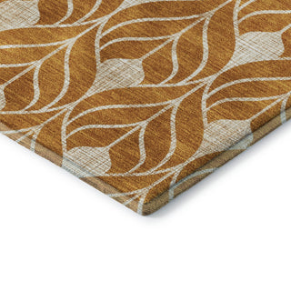 Dalyn The Reserve TR10 Terracotta Machine Washable Area Rug Corner Image