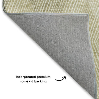 Dalyn The Reserve TR11 Beige Machine Washable Area Rug Backing Image