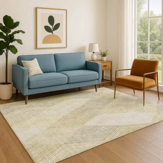 Dalyn The Reserve TR11 Beige Machine Washable Area Rug Lifestyle Image Feature