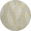 Dalyn The Reserve TR11 Beige Machine Washable Area Rug Round Main Image
