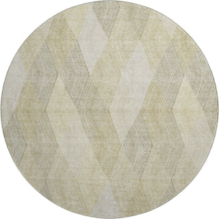 Dalyn The Reserve TR11 Beige Machine Washable Area Rug Round Main Image