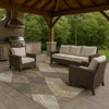 Dalyn The Reserve TR11 Brown Machine Washable Area Rug Outdoor Lifestyle Image Feature