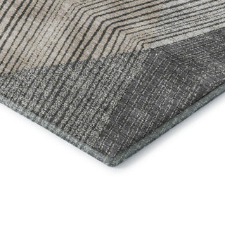 Dalyn The Reserve TR11 Charcoal Machine Washable Area Rug Corner Image