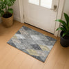 Dalyn The Reserve TR11 Charcoal Machine Washable Area Rug Scatter Lifestyle Image Feature