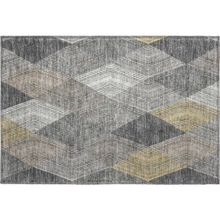 Dalyn The Reserve TR11 Charcoal Machine Washable Area Rug Scatter Main Image