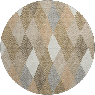 Dalyn The Reserve TR11 Copper Machine Washable Area Rug Round Main Image