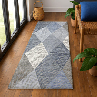 Dalyn The Reserve TR11 Denim Machine Washable Area Rug Runner Lifestyle Image Feature