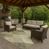 Dalyn The Reserve TR11 Fern Machine Washable Area Rug Outdoor Lifestyle Image Feature
