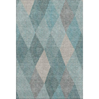 Dalyn The Reserve TR11 Turquoise Machine Washable Area Rug main image