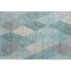 Dalyn The Reserve TR11 Turquoise Machine Washable Area Rug Scatter Main Image
