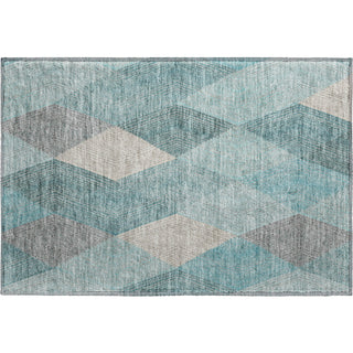Dalyn The Reserve TR11 Turquoise Machine Washable Area Rug Scatter Main Image
