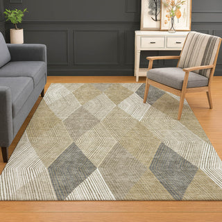 Dalyn The Reserve TR11 Wheat Machine Washable Area Rug Lifestyle Image Feature
