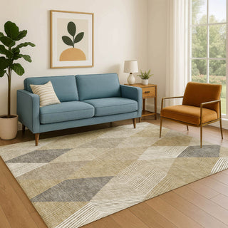 Dalyn The Reserve TR11 Wheat Machine Washable Area Rug Lifestyle Image Feature