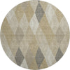 Dalyn The Reserve TR11 Wheat Machine Washable Area Rug Round Main Image