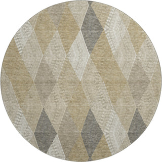Dalyn The Reserve TR11 Wheat Machine Washable Area Rug Round Main Image