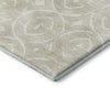 Dalyn The Reserve TR12 Beige Machine Washable Area Rug Corner Image