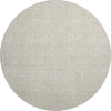 Dalyn The Reserve TR12 Beige Machine Washable Area Rug Round Main Image