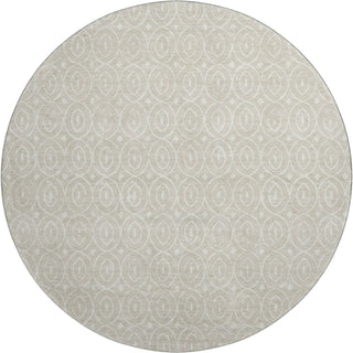 Dalyn The Reserve TR12 Beige Machine Washable Area Rug Round Main Image
