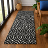 Dalyn The Reserve TR12 Black Machine Washable Area Rug Runner Lifestyle Image Feature