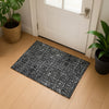 Dalyn The Reserve TR12 Black Machine Washable Area Rug Scatter Lifestyle Image Feature