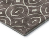 Dalyn The Reserve TR12 Brown Machine Washable Area Rug Corner Image