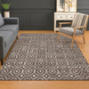 Dalyn The Reserve TR12 Brown Machine Washable Area Rug Lifestyle Image Feature
