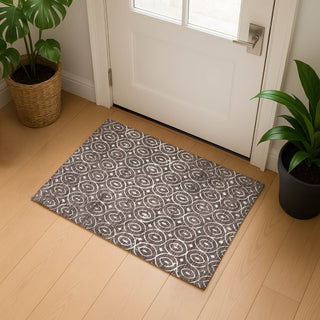 Dalyn The Reserve TR12 Brown Machine Washable Area Rug Scatter Lifestyle Image Feature