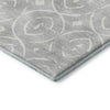 Dalyn The Reserve TR12 Silver Machine Washable Area Rug Corner Image