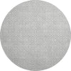 Dalyn The Reserve TR12 Silver Machine Washable Area Rug Round Main Image