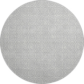 Dalyn The Reserve TR12 Silver Machine Washable Area Rug Round Main Image