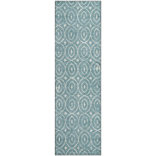Dalyn The Reserve TR12 Turquoise Machine Washable Area Rug Runner Main Image