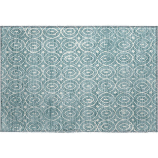 Dalyn The Reserve TR12 Turquoise Machine Washable Area Rug Scatter Main Image