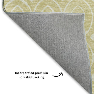 Dalyn The Reserve TR12 Wheat Machine Washable Area Rug Backing Image