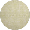 Dalyn The Reserve TR12 Wheat Machine Washable Area Rug Round Main Image