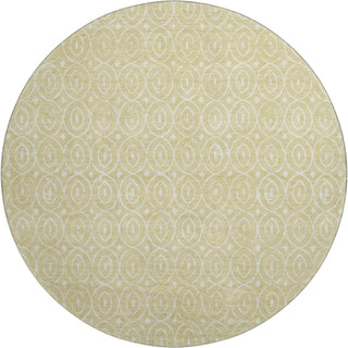 Dalyn The Reserve TR12 Wheat Machine Washable Area Rug Round Main Image