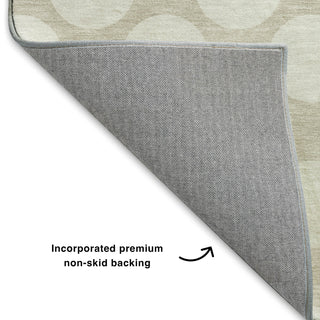 Dalyn The Reserve TR13 Beige Machine Washable Area Rug Backing Image