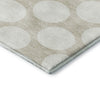 Dalyn The Reserve TR13 Beige Machine Washable Area Rug Corner Image